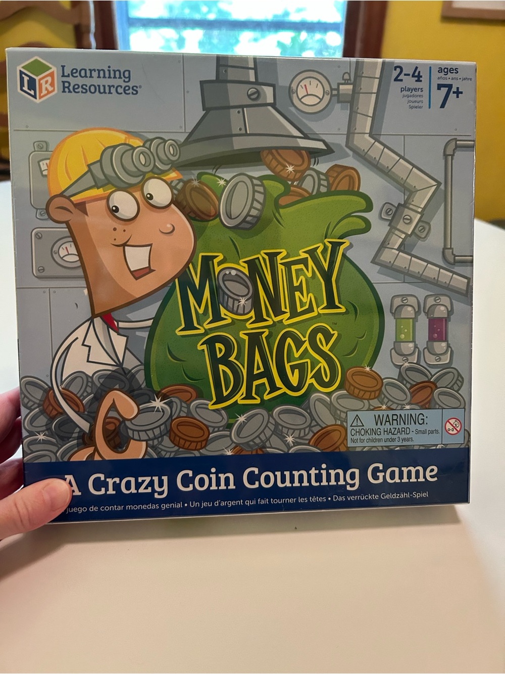 Learning Resources Money Bags Coin Counting Game - Green